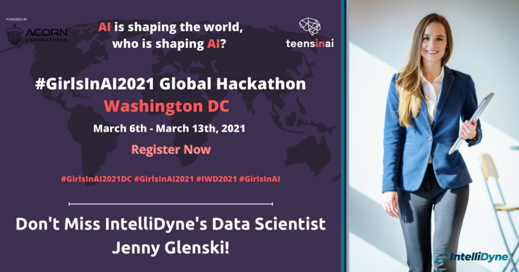 IntelliDyne Data Scientist, Jenny Glenski Participates in Girls in AI Hackathon