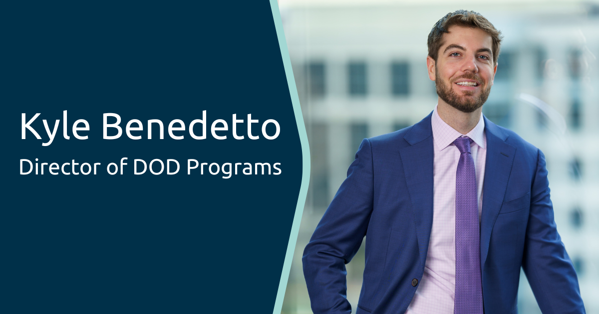 IntelliDyne Director of DOD Programs, Kyle Benedetto