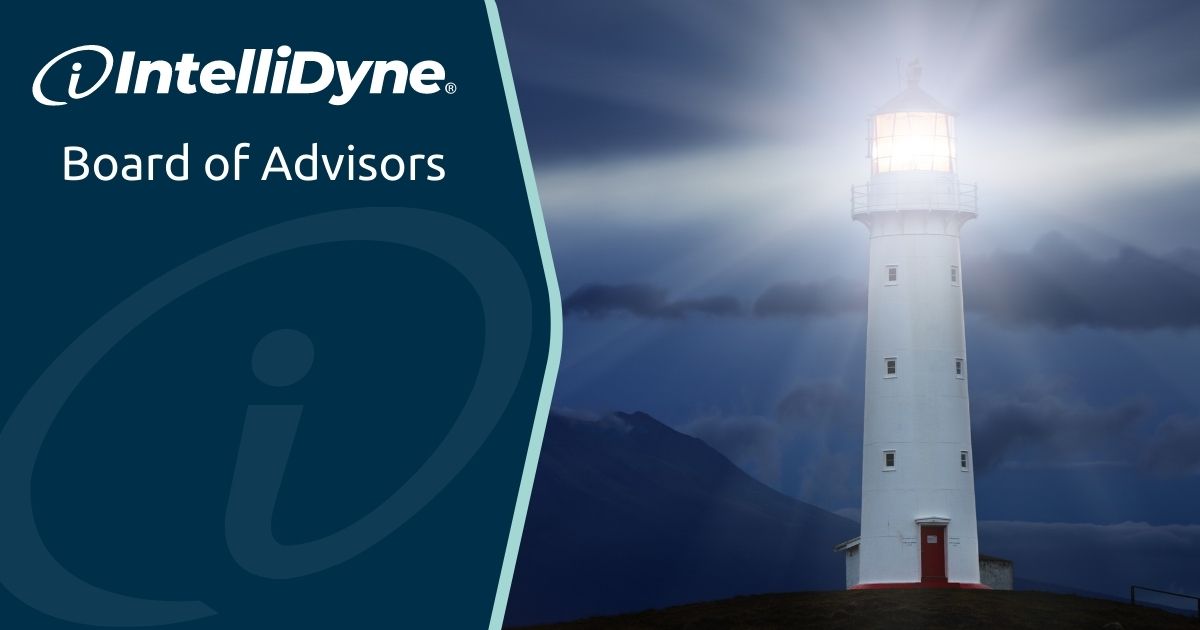IntelliDyne Board of Advisors, image of a lighthouse at night