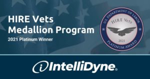 IntelliDyne Receives 2021 HIRE Vets Medallion Award