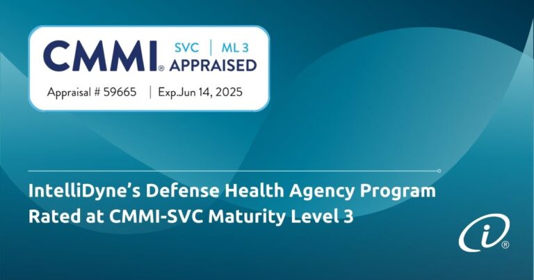 IntelliDyne Appraised at CMMI-SVC Level 3
