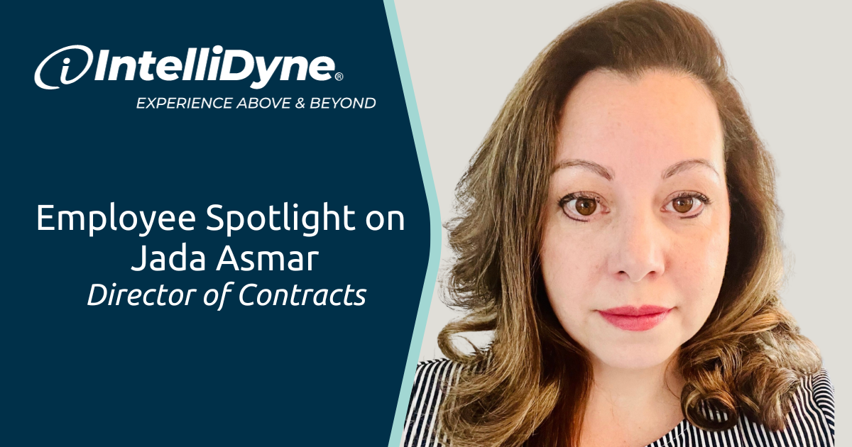 IntelliDyne Director of Contracts, Jada Asmar.