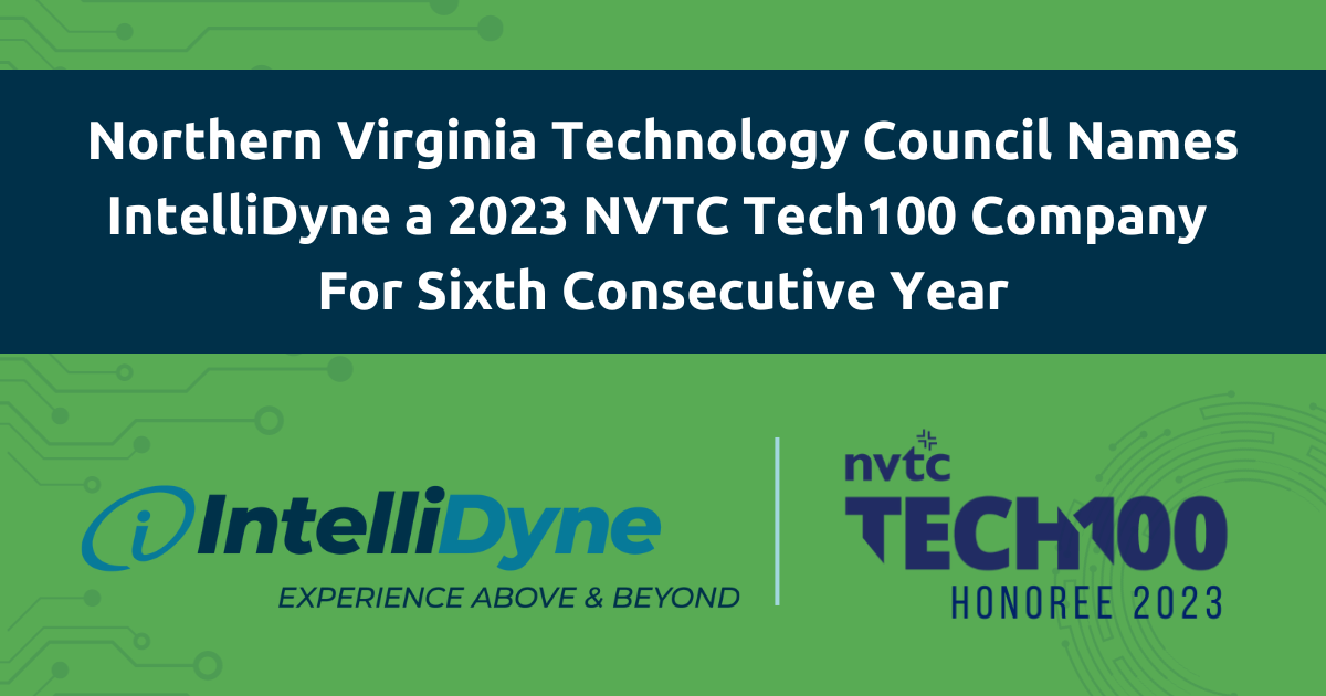 IntelliDyne Named NVTC Tech100 Honoree