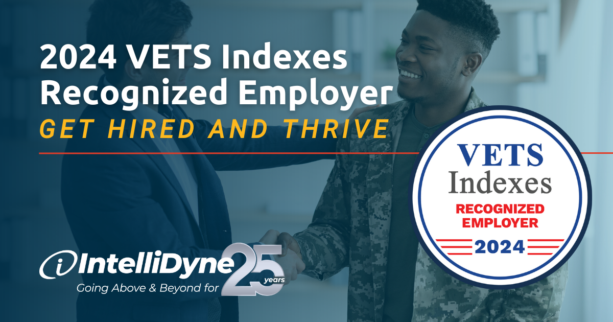 IntelliDyne is a 2024 VETS Indexes Recognized Employer