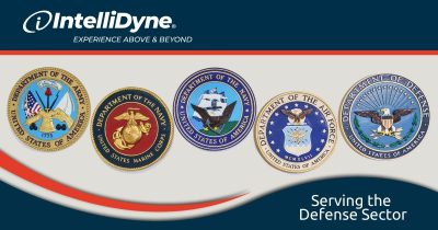 IntelliDyne Defense Sector Graphic Header